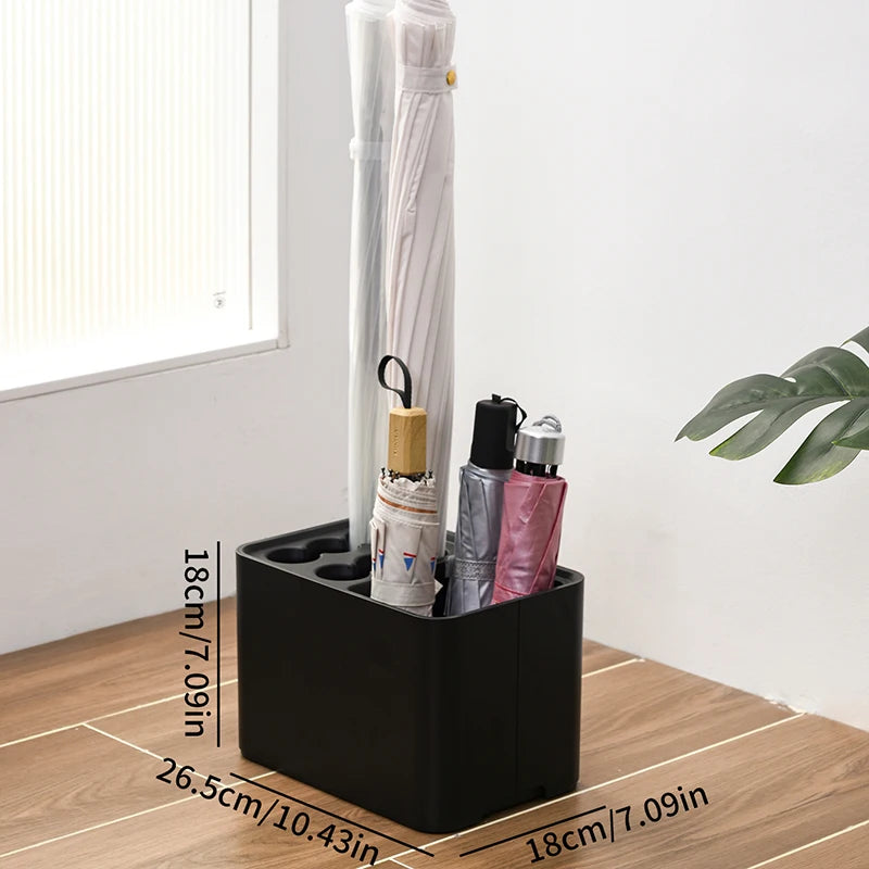 Sleek Indoor Umbrella Stand with Drip Tray 7