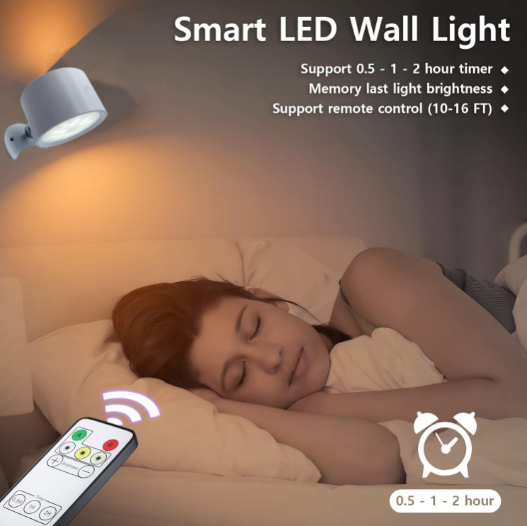 Sleek Magnetic LED Wall Light 6
