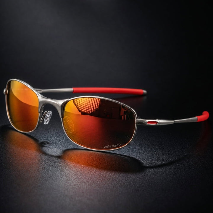Sleek Metal Polarized Sunglasses 0