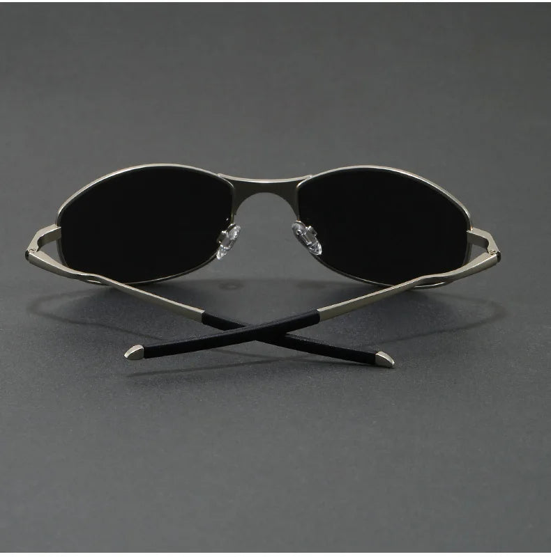 Sleek Metal Polarized Sunglasses 6