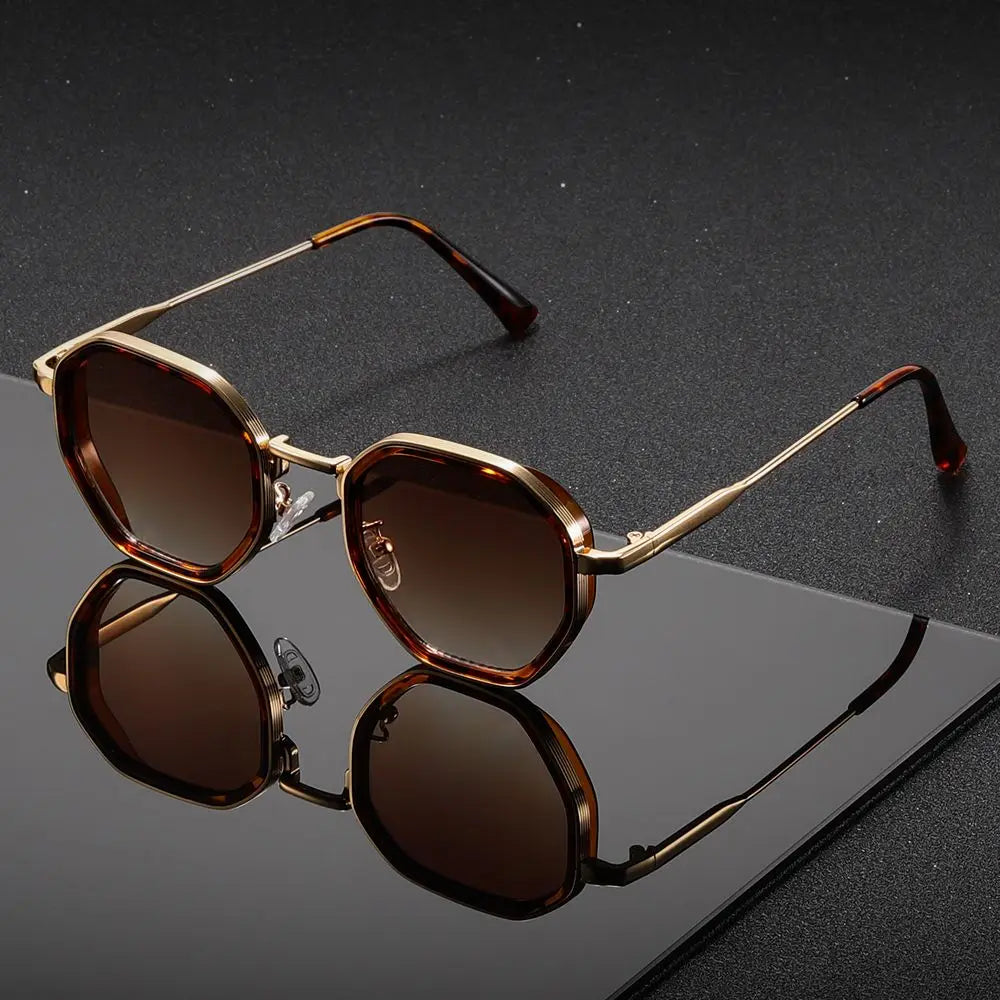 Sleek Metal Sunglasses 0