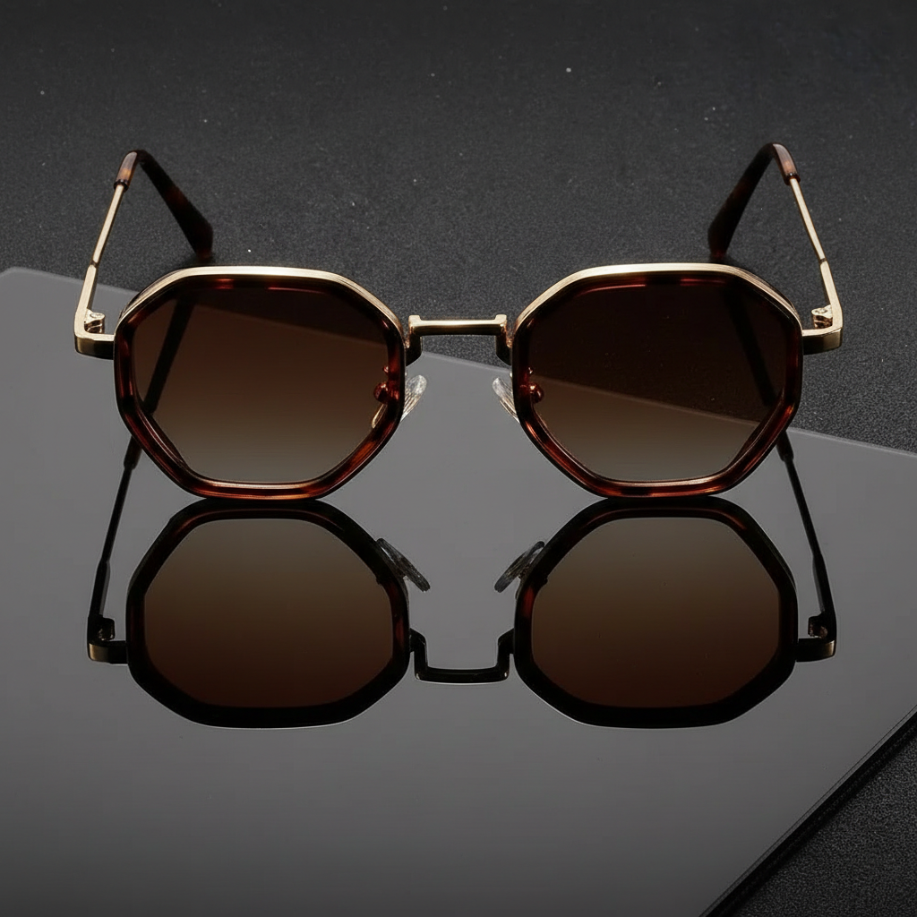 Sleek Metal Sunglasses 1