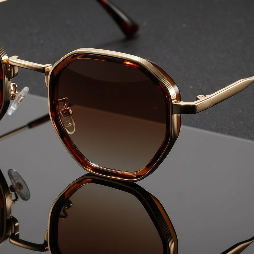 Sleek Metal Sunglasses 3