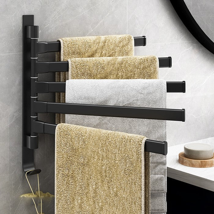 Sleek Metal Towel Rack 0