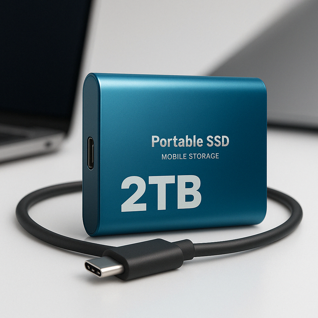 Sleek Portable External SSD 1