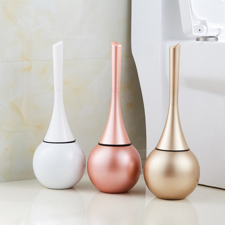Sleek Silicone Toilet Brush 1