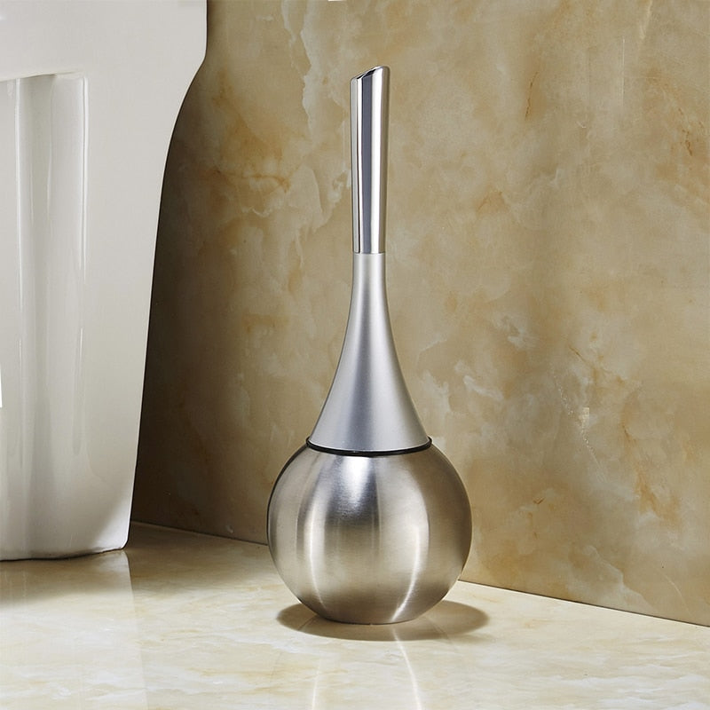 Sleek Silicone Toilet Brush 4