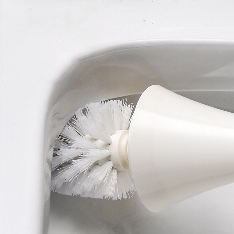 Sleek Silicone Toilet Brush 8