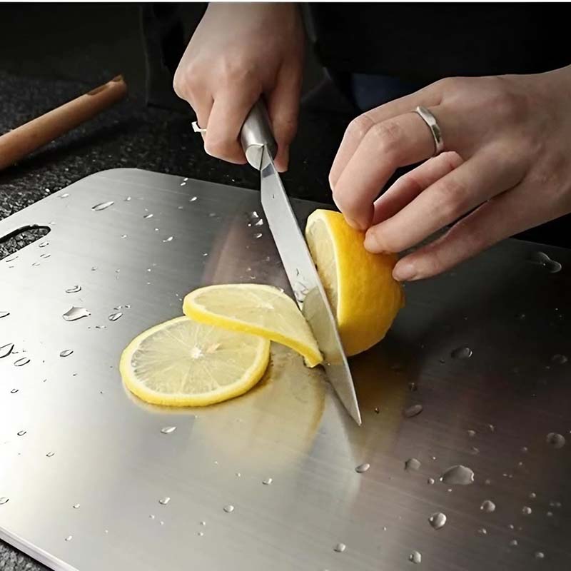 Sleek Stainless Steel Cutting Board 8