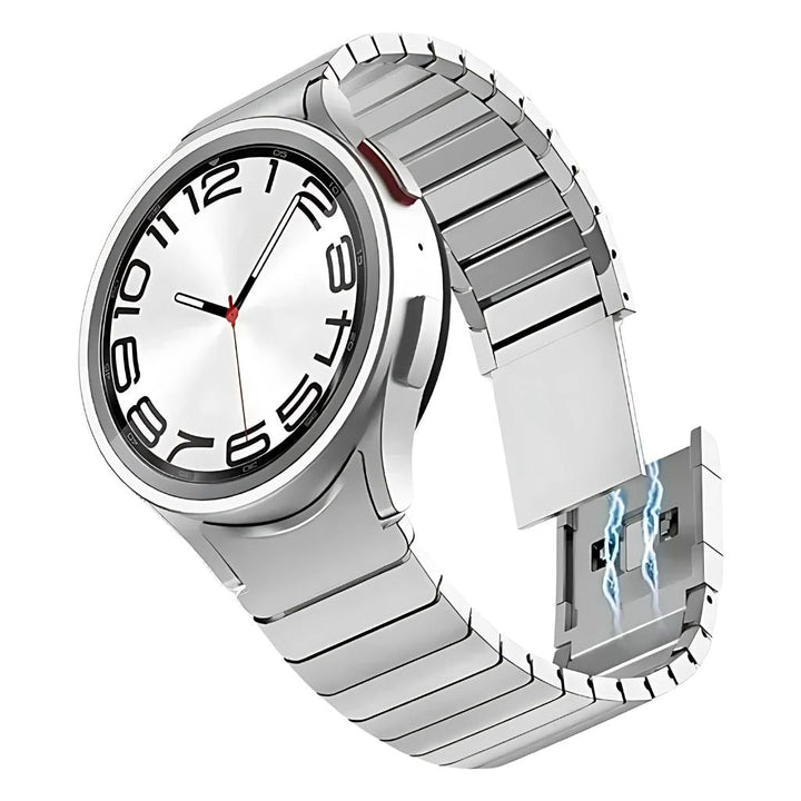 Sleek Stainless Steel Watch Band 0