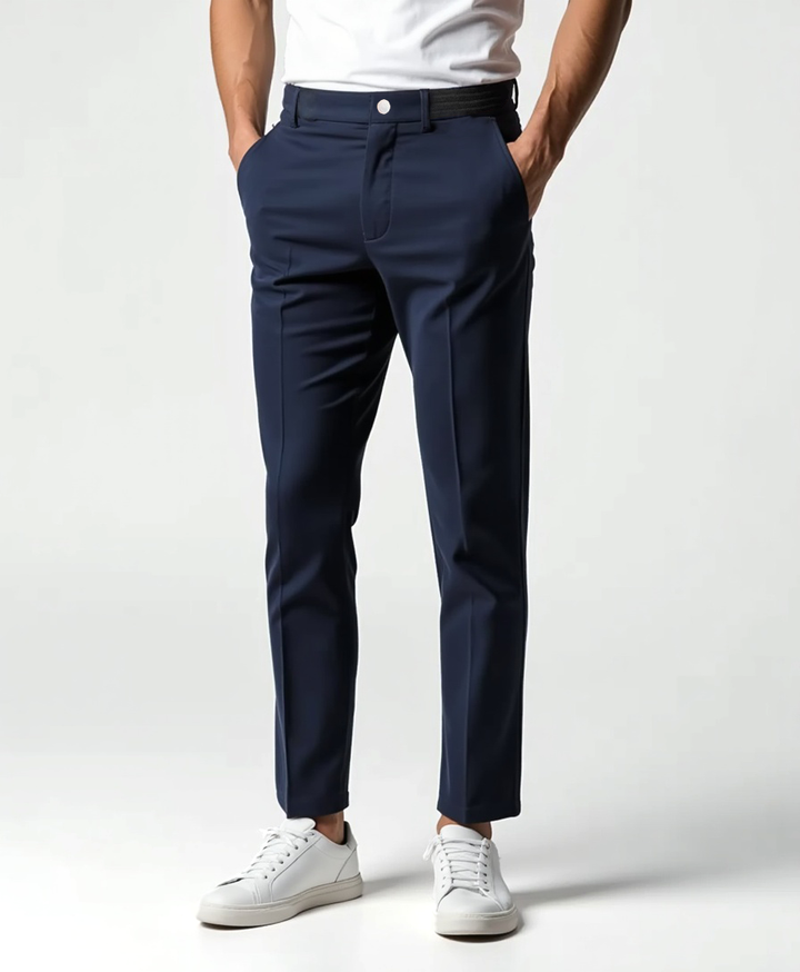 Slim Fit Stretch Men's Trousers 0