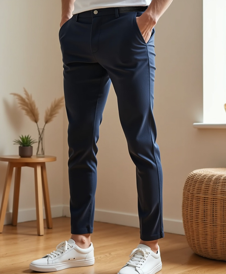 Slim Fit Stretch Men's Trousers 5