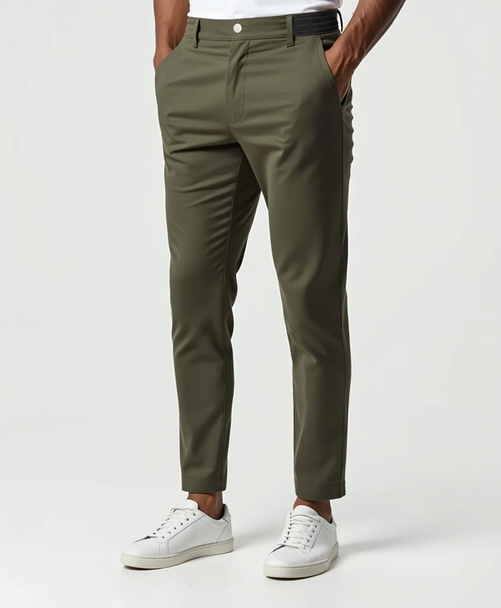 Slim Fit Stretch Men's Trousers 6