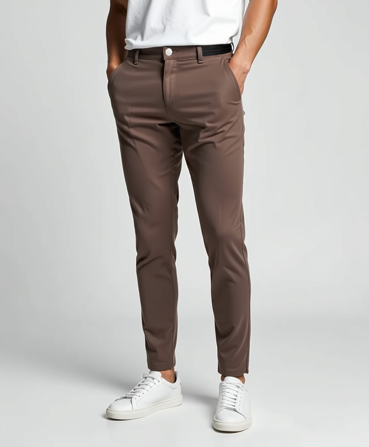 Slim Fit Stretch Men's Trousers 8