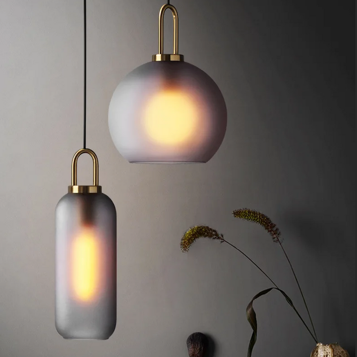 Smoked Glass Pendant Light 1