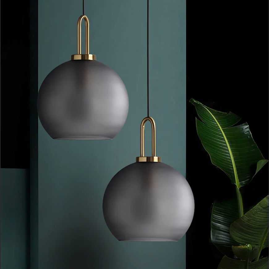 Smoked Glass Pendant Light 3