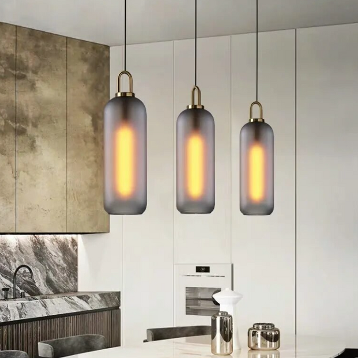 Smoked Glass Pendant Light 4