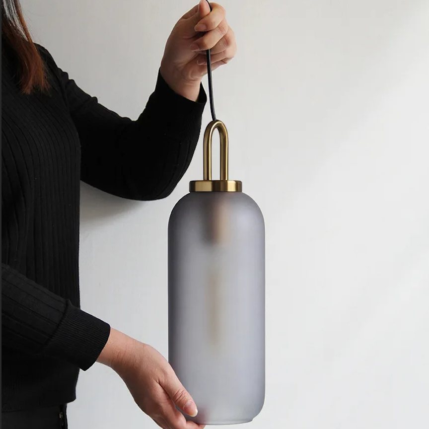 Smoked Glass Pendant Light 5