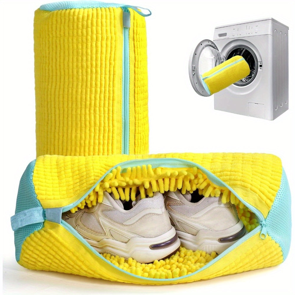 Padded Mesh Shoe Wash Bag front view