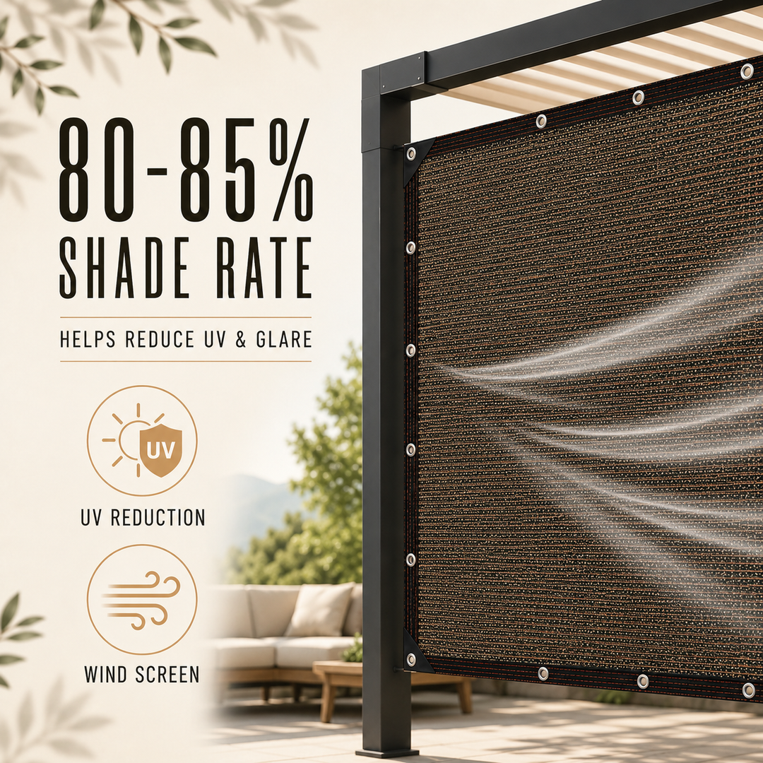 Pergola Privacy Sidewall size reference