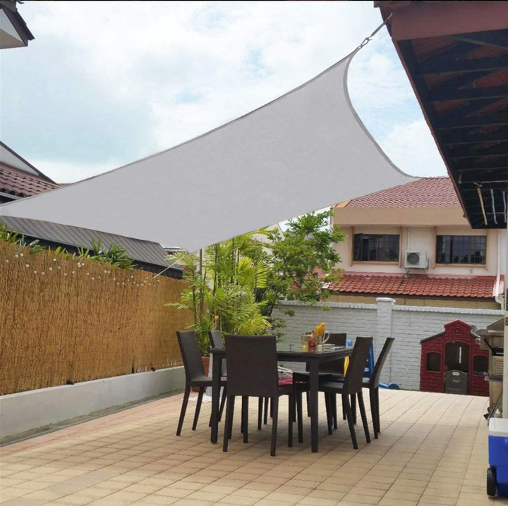 High UV-Block Garden Sun Sail size reference