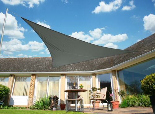 High UV-Block Garden Sun Sail overhead mounted view
