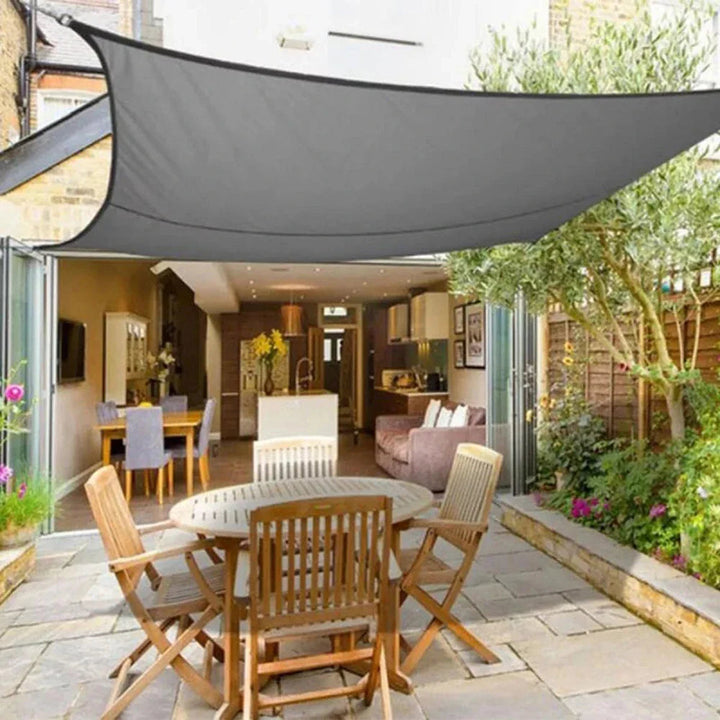 High UV-Block Garden Sun Sail outdoor installation