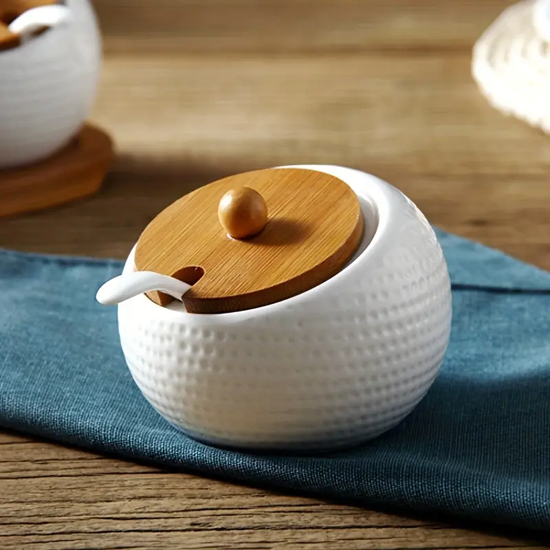 Aroma Spice Jar With Wood Lid – Vhail