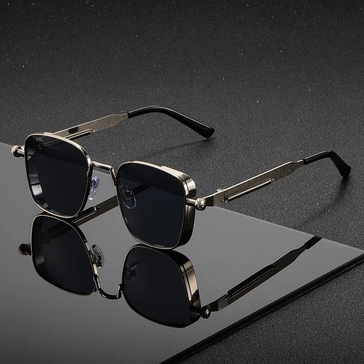 Square Metal Sunglasses 2
