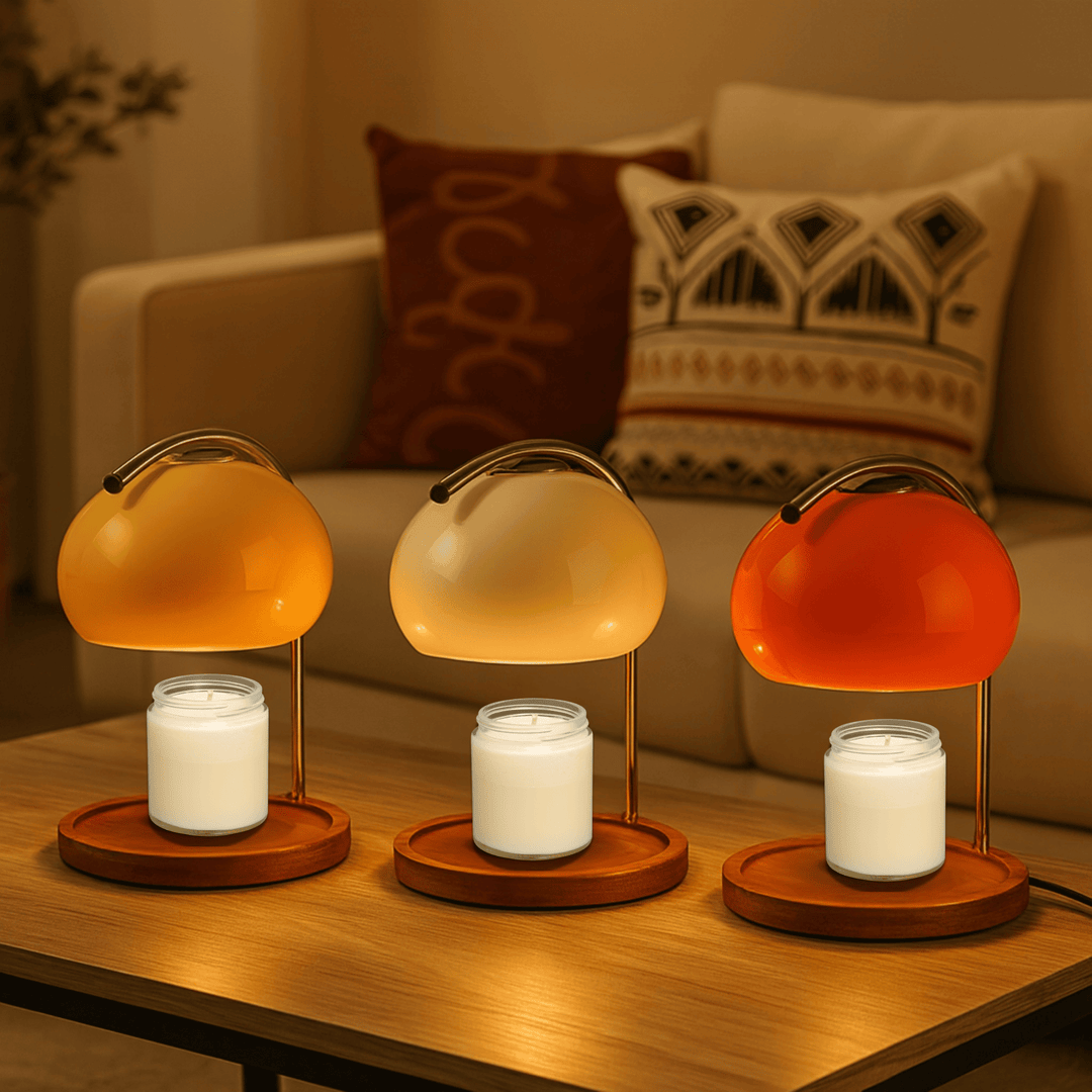 Stained Glass Candle Warmer Lamp 4