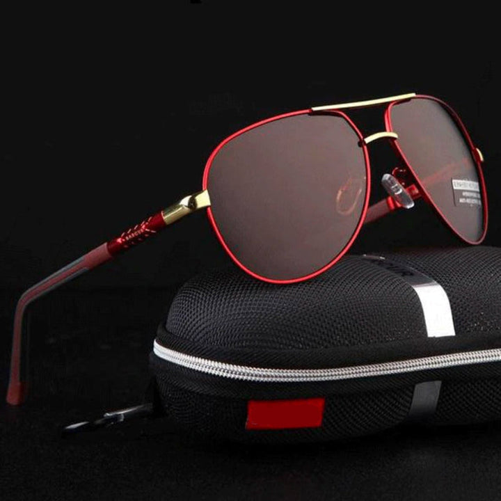 Stainless Steel Pilot Sunglasses 0