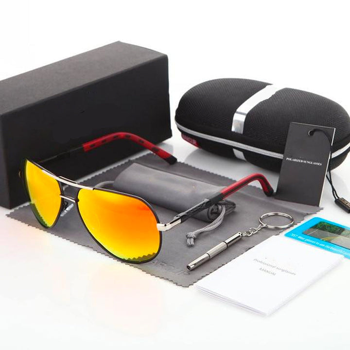 Stainless Steel Pilot Sunglasses 2