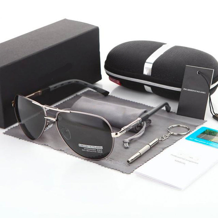 Stainless Steel Pilot Sunglasses 3