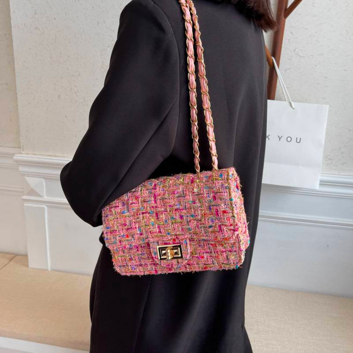 Structured Bouclé Shoulder Bag 2