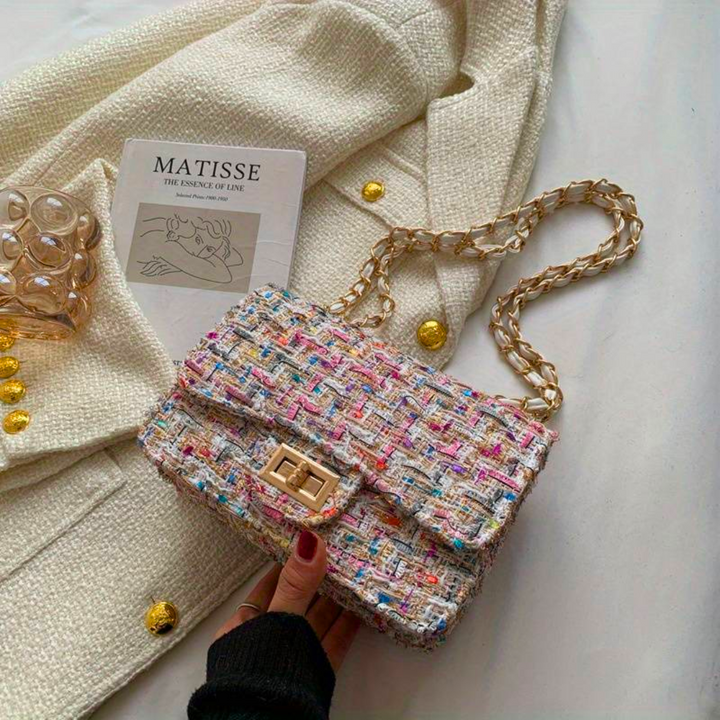Structured Bouclé Shoulder Bag 6