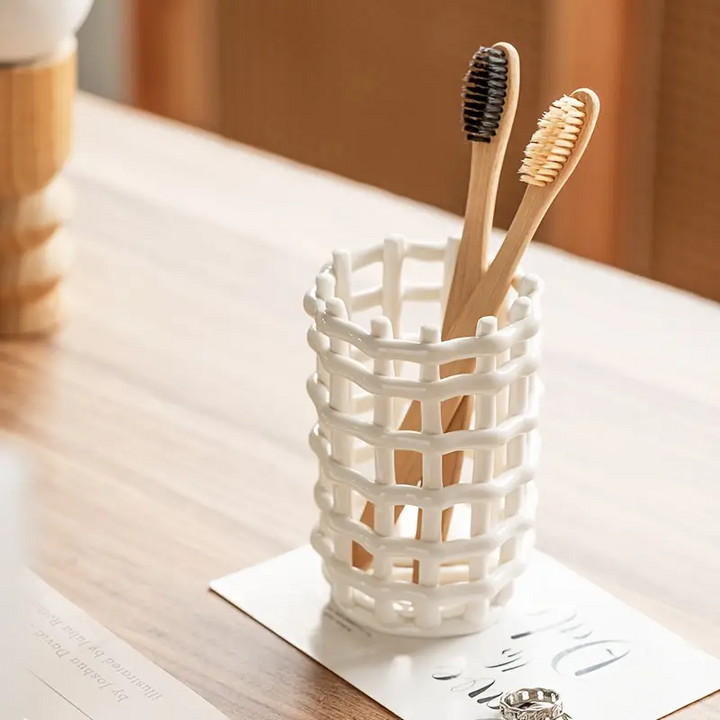 Sturdy Ceramic Toothbrush Holder