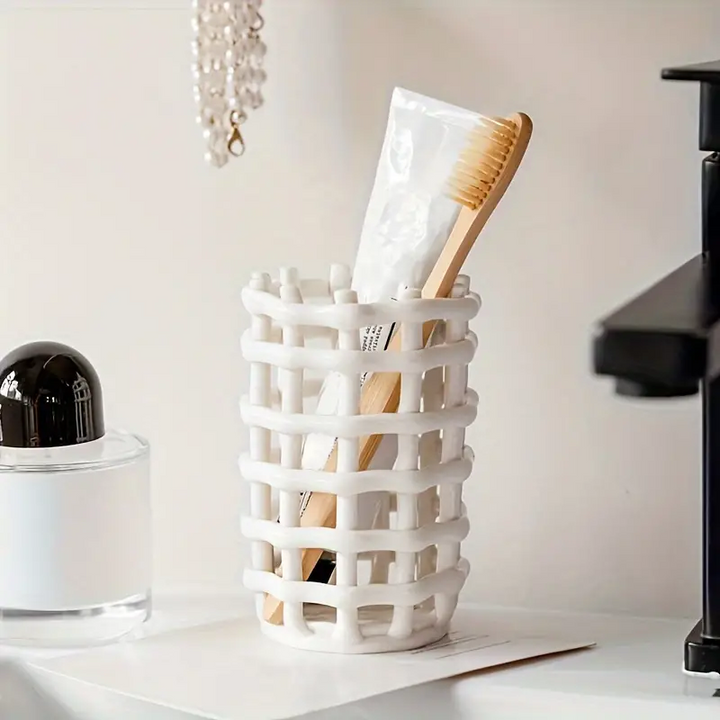 Sturdy Ceramic Toothbrush Holder