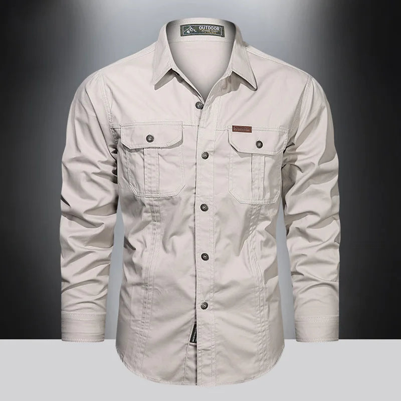 Stylish Cotton Cargo Shirt 0
