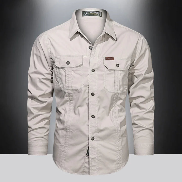 Stylish Cotton Cargo Shirt 0
