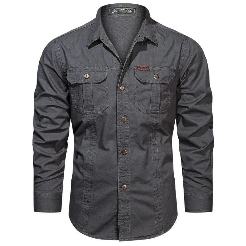 Stylish Cotton Cargo Shirt 9