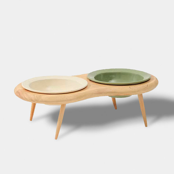 Stylish Elevated Pet Bowl Set 1