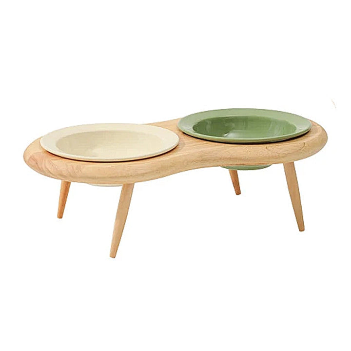 Stylish Elevated Pet Bowl Set 12