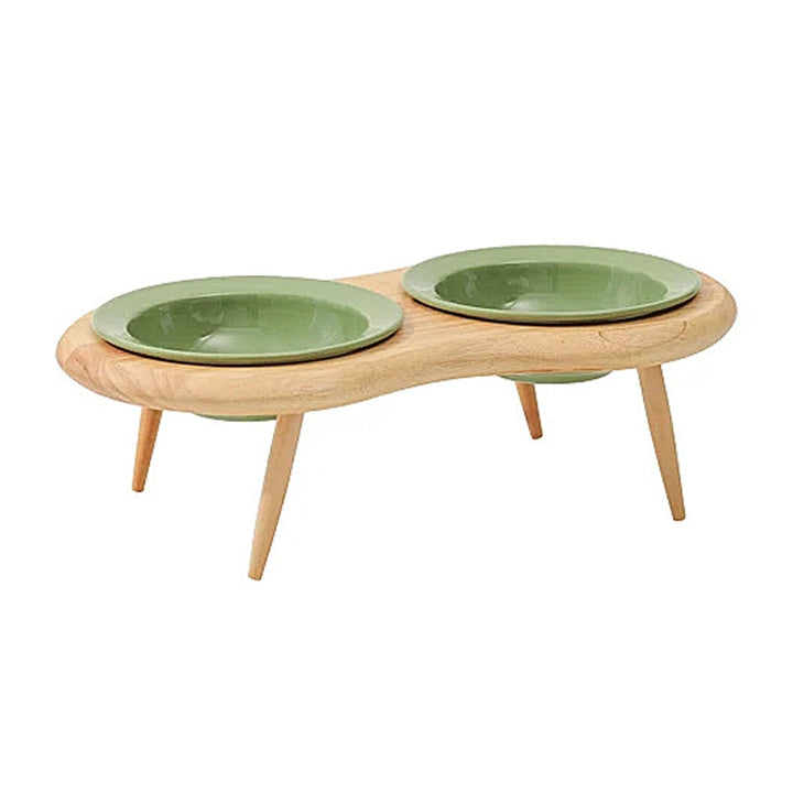 Stylish Elevated Pet Bowl Set 14