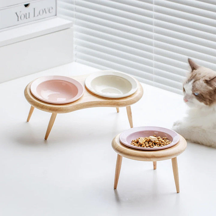 Stylish Elevated Pet Bowl Set 3