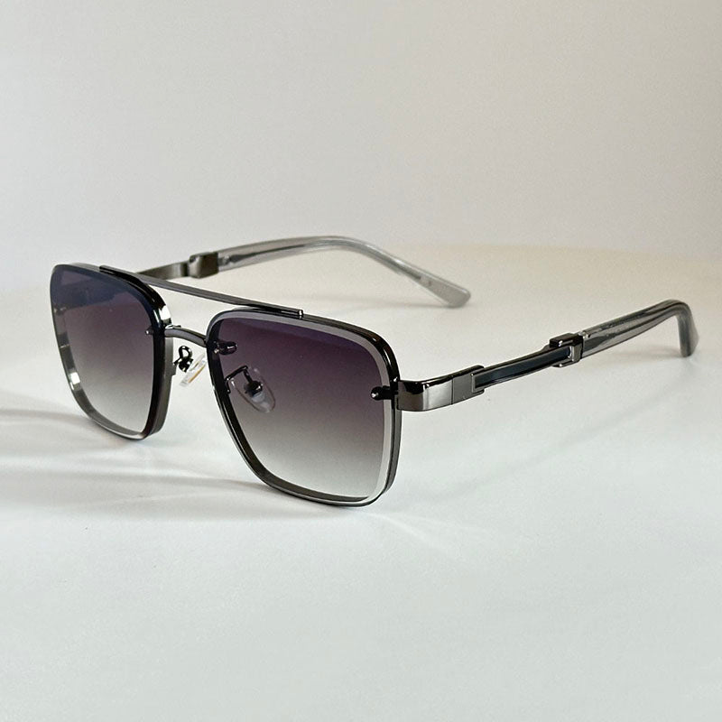 Stylish Gradient Aviator Sunglasses 4