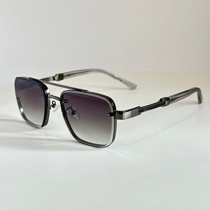 Stylish Gradient Aviator Sunglasses 4