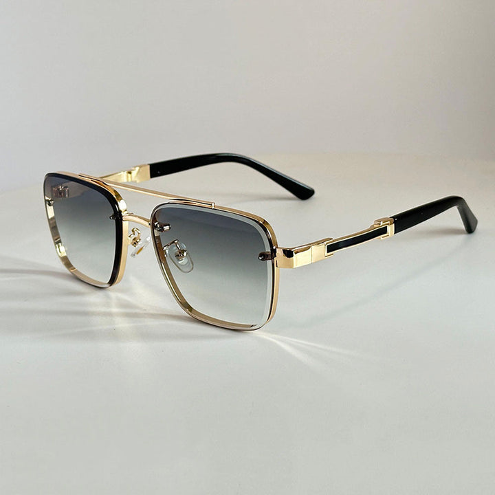 Stylish Gradient Aviator Sunglasses 5