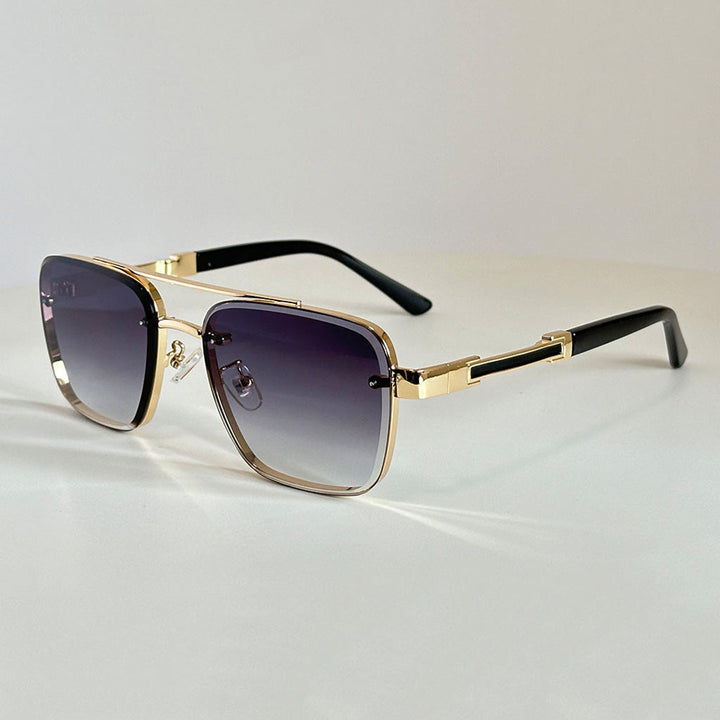 Stylish Gradient Aviator Sunglasses 6