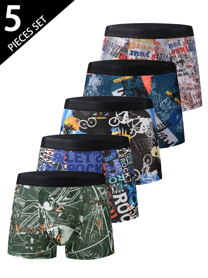 Stylish Soft Stretch Mens Boxer Briefs 0