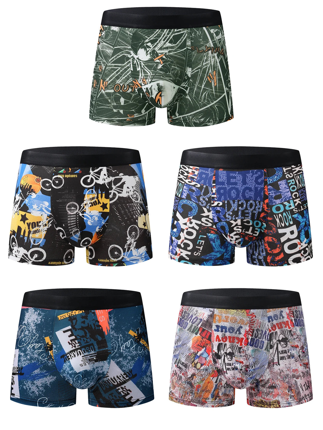 Stylish Soft Stretch Mens Boxer Briefs 3